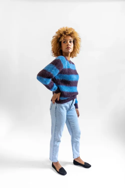 copy of Striped crew-neck...