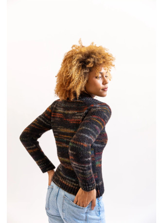 copy of Printed yarn wool blend crew neck sweater