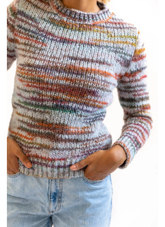 copy of Printed yarn wool blend crew neck sweater