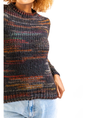 copy of Printed yarn wool blend crew neck sweater