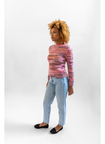 copy of Printed yarn wool blend crew neck sweater