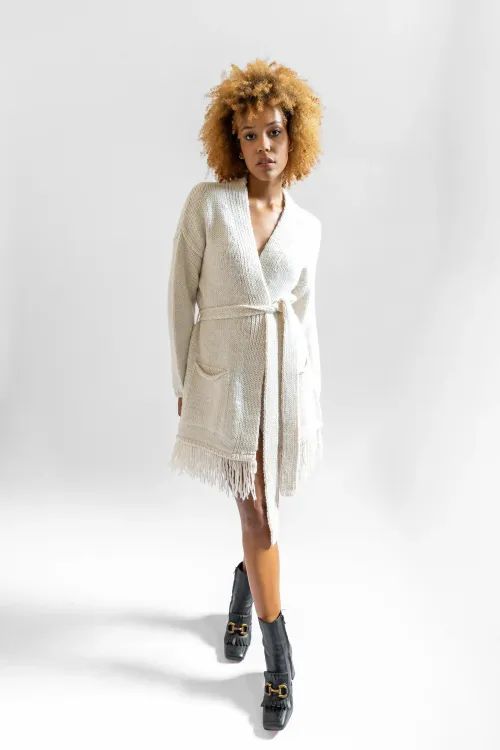 copy of Knitted coat with...