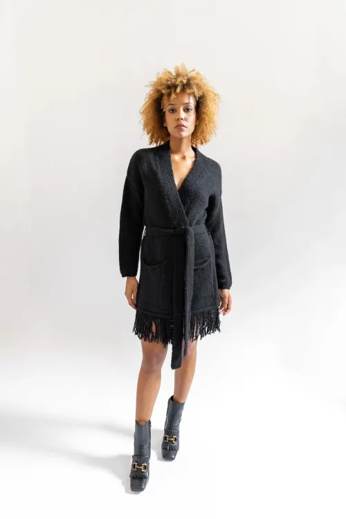 copy of Knitted coat with...