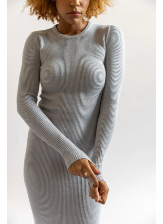 copy of Ribbed dress in wool and viscose