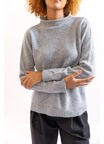 copy of Wool and cashmere fireplace neck sweater