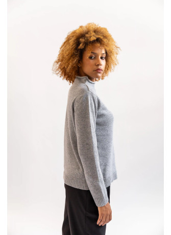 copy of Wool and cashmere fireplace neck sweater