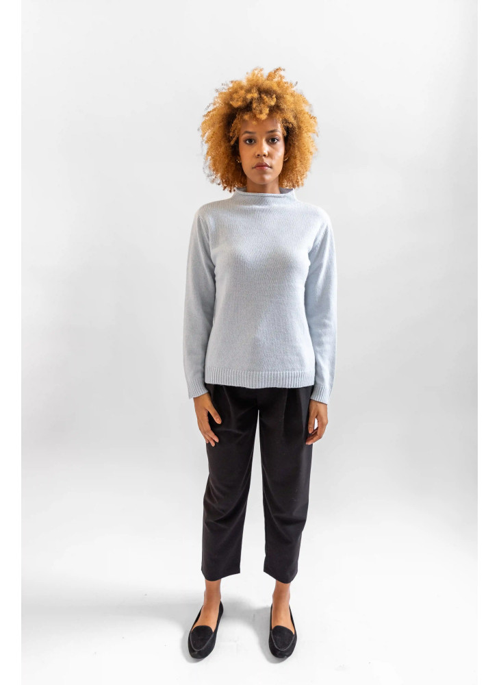 copy of Wool and cashmere fireplace neck sweater