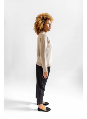 copy of Wool and cashmere fireplace neck sweater