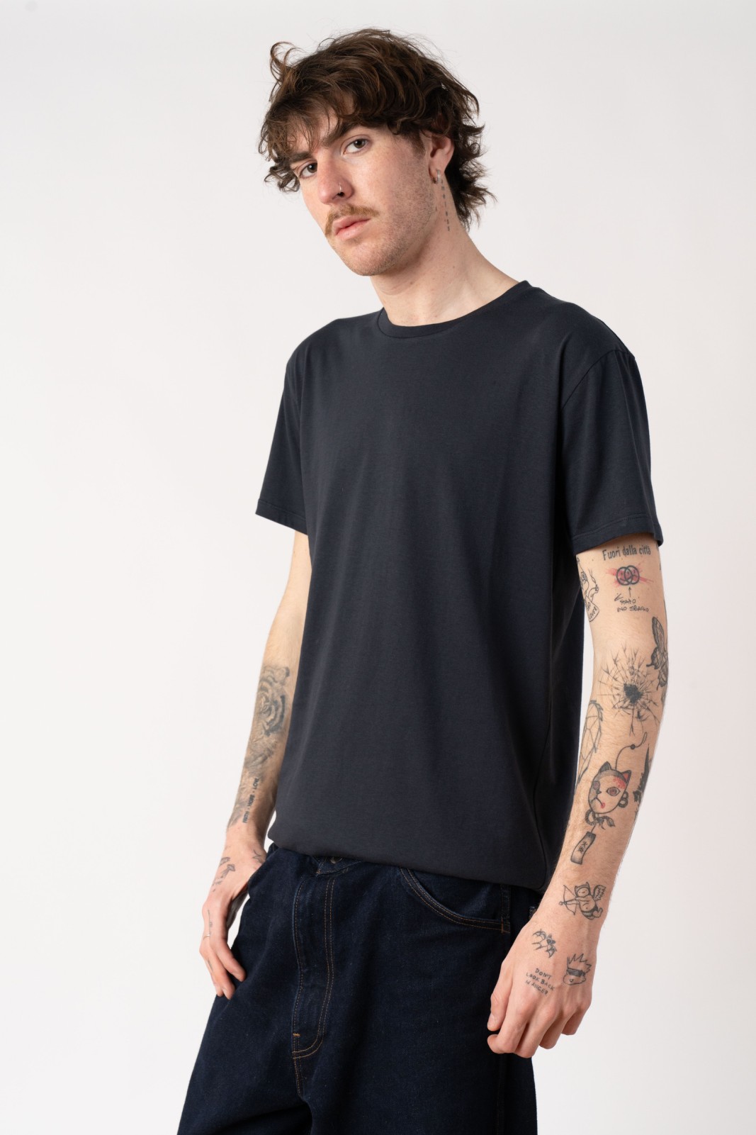 Girocollo 100% cotone basic