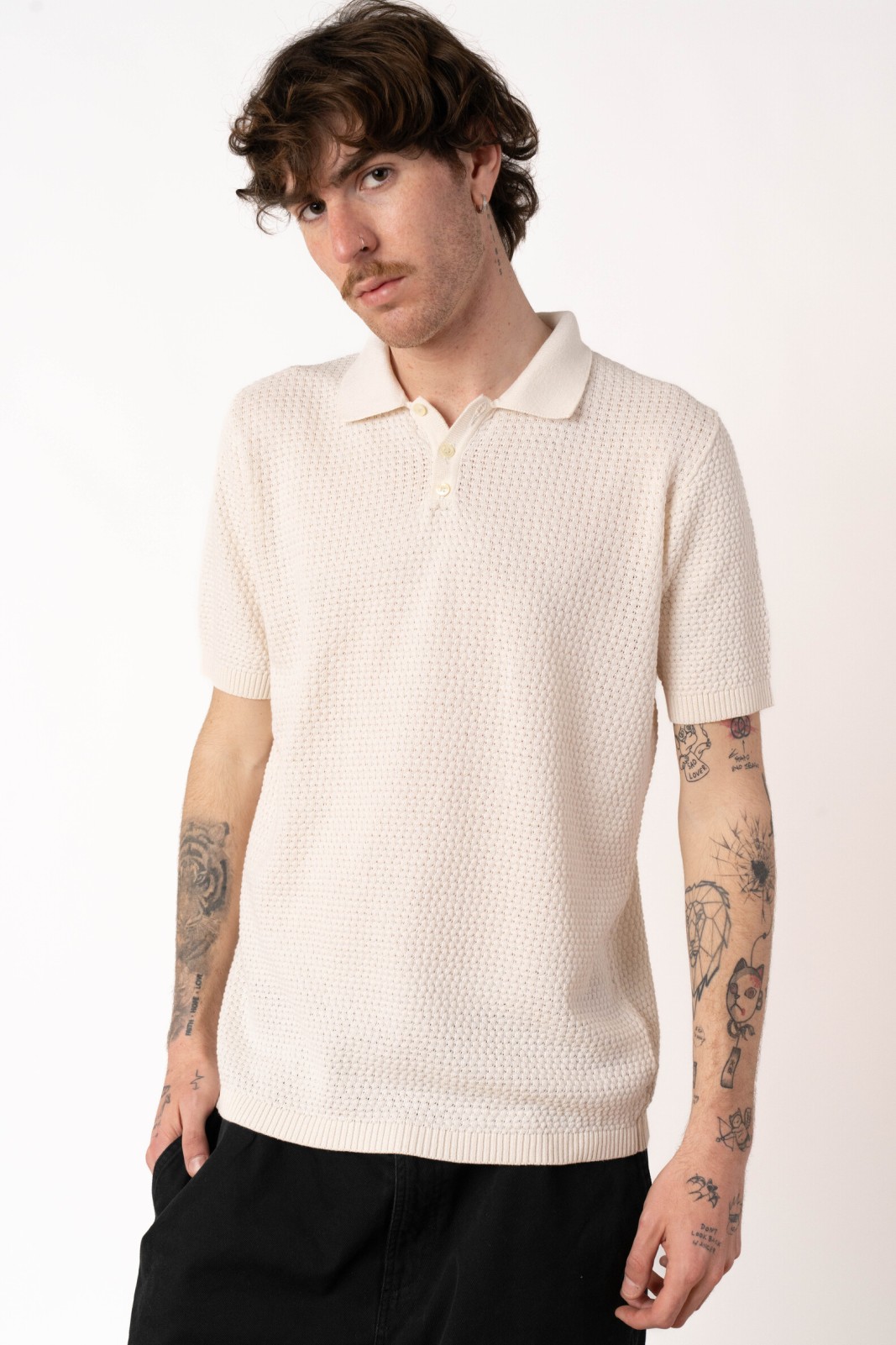 Polo 100% cotone nido d’ape