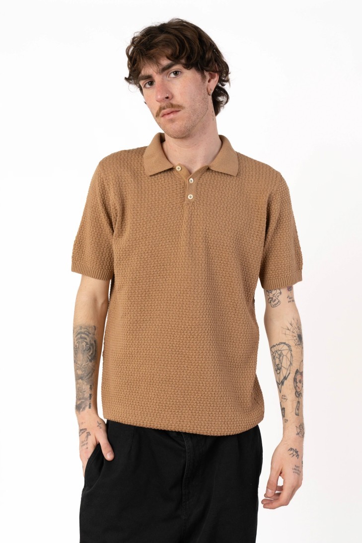Polo 100% cotone nido d’ape