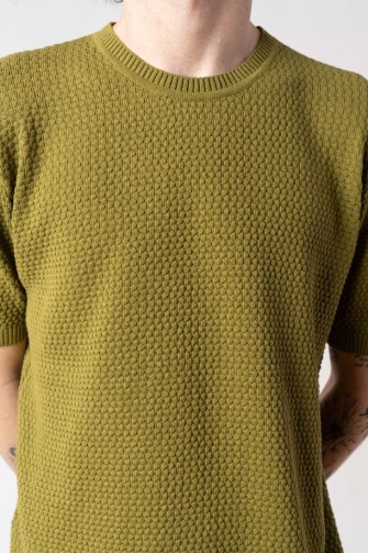 Girocollo 100% cotone nido d’ape