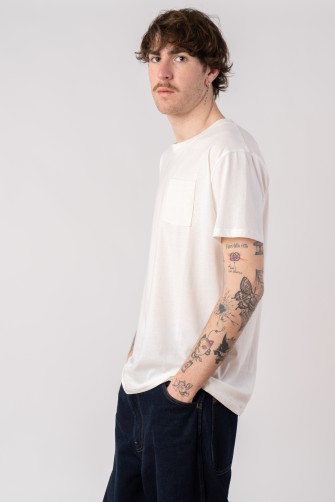 Crew neck with armored pocket