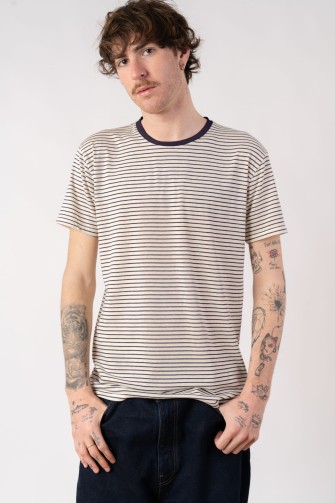 Striped crew neck