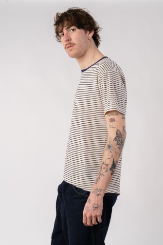 Striped crew neck