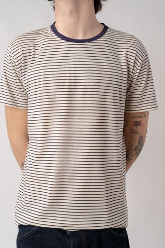 Striped crew neck