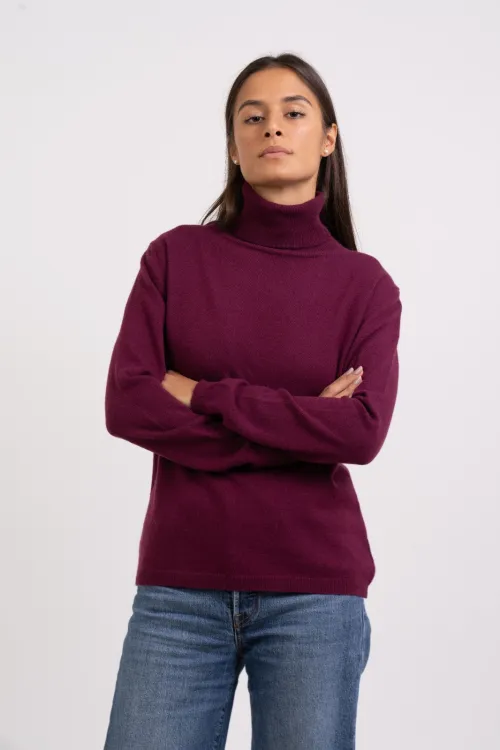 Cashmere blend turtleneck...