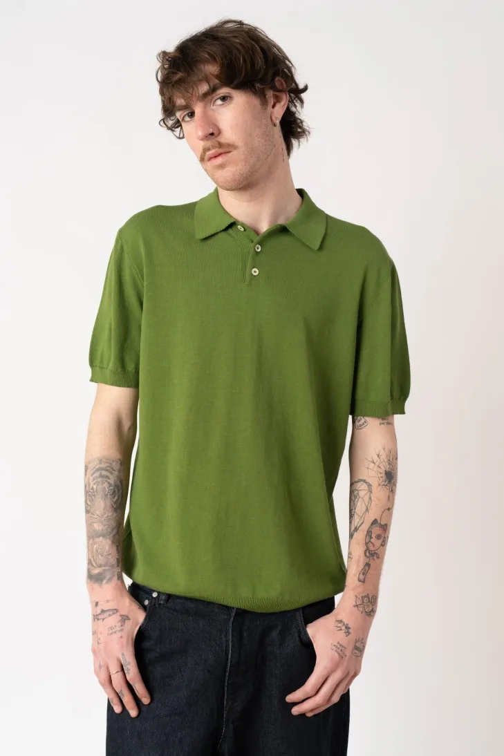 Polo 100% cotone crêpe nero