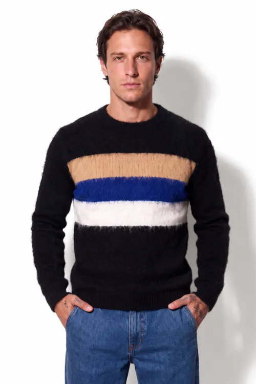 Maglia girocollo bandiera